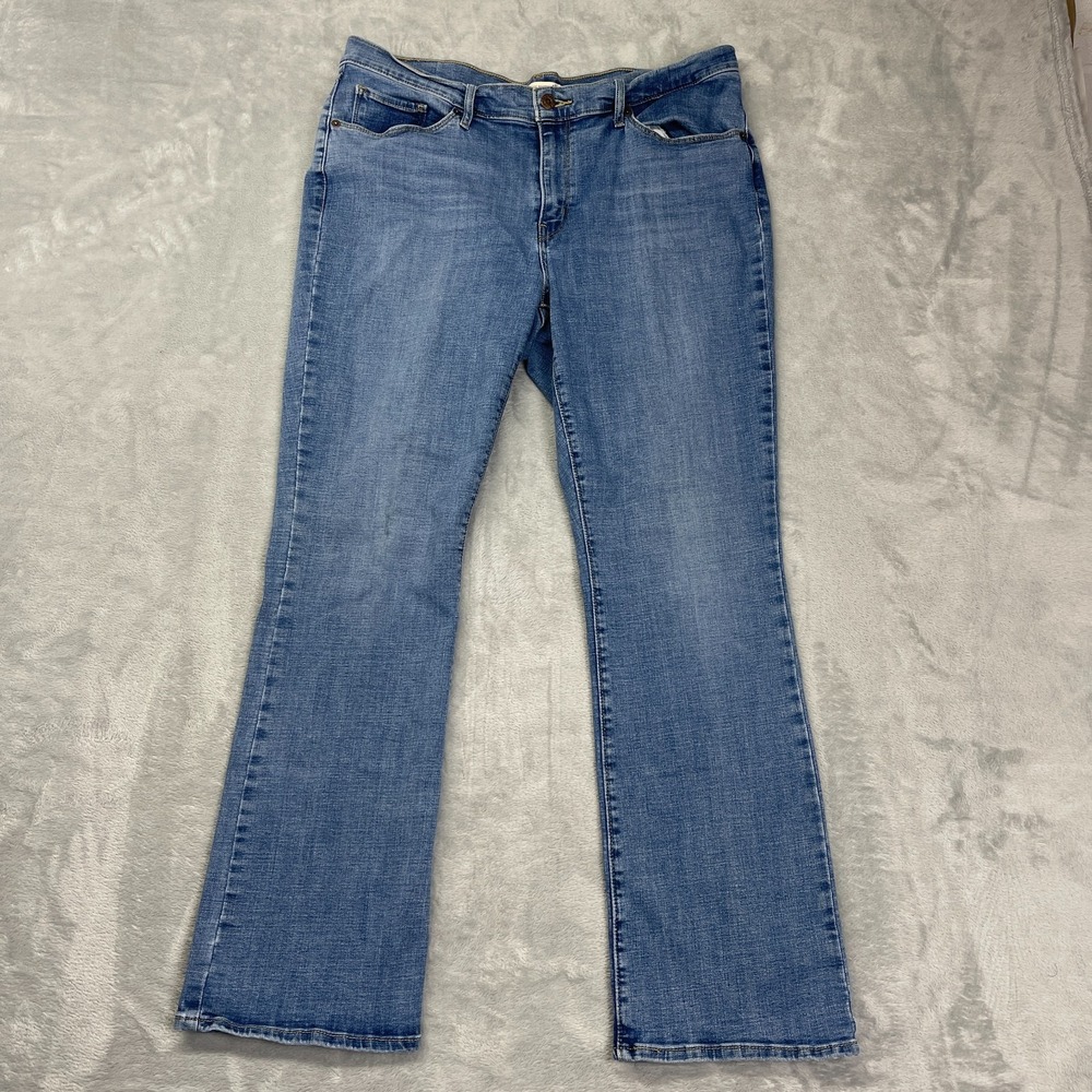 Levi's Classic Bootcut Jeans Womens 16M (36x31) Blue Denim Red Tab Streetwear